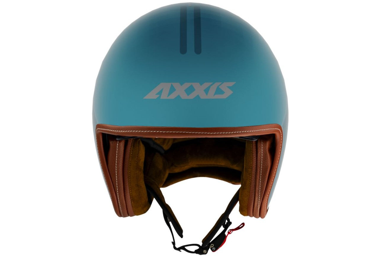 Axxis Jethelm, Hornet SV, Vita, blau, matt,günstige Axxishelme, Rollerhelme, Vespa Helm, Blaue günstige Rollerhelm