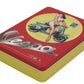 Vespa Blechdose rot, Motiv: Pin up