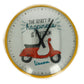 Vespa Wanduhr, Ø 230 mm, Vespa Wanduhr, Vespa Uhr, Uhr von Vespa, 23 cm große Uhr, Wanduhr