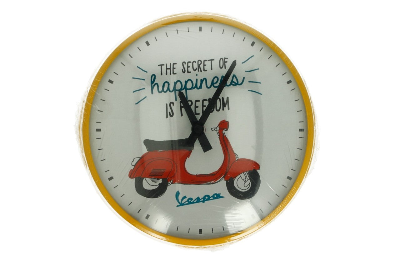 Vespa Wanduhr, Ø 230 mm, Vespa Wanduhr, Vespa Uhr, Uhr von Vespa, 23 cm große Uhr, Wanduhr