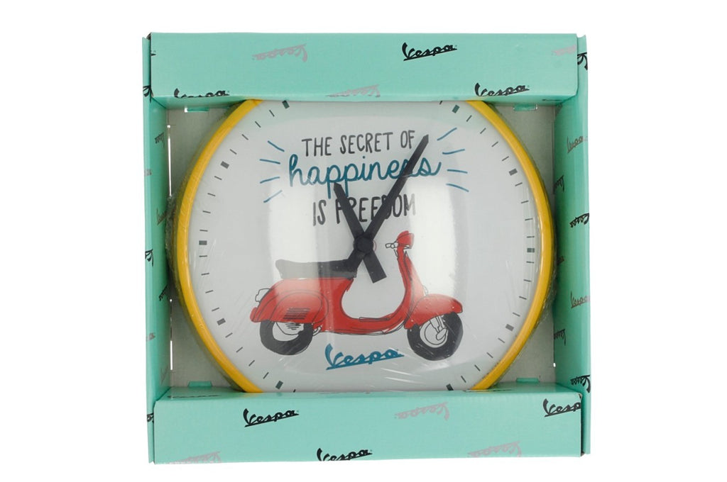 Vespa Wanduhr, Ø 230 mm, Vespa Wanduhr, Vespa Uhr, Uhr von Vespa, 23 cm große Uhr, Wanduhr