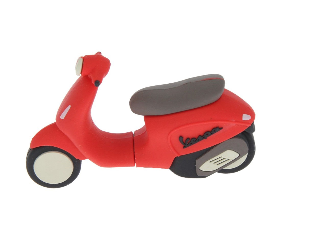 Vespa USB Stick rot, USB Stick, Roter USB Stick, Roller USB Stick, Vespa USB Stick