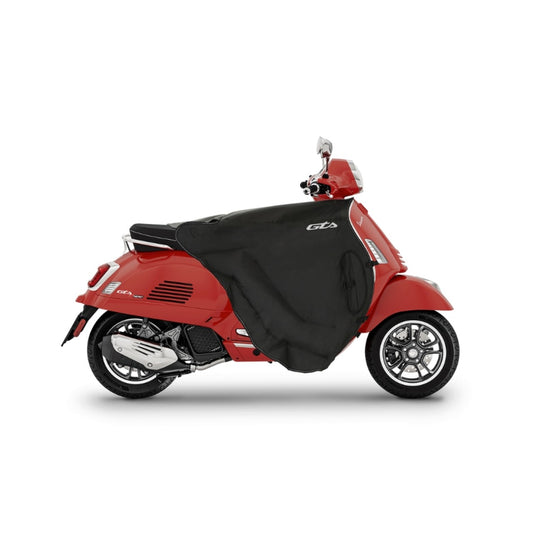 Vespa Beinschutzdecke, schwarz, Vespa GTS, Vespa Regenschutz, Vespa Wetterschutz, Vespa GTS Beinschutzdecke, 