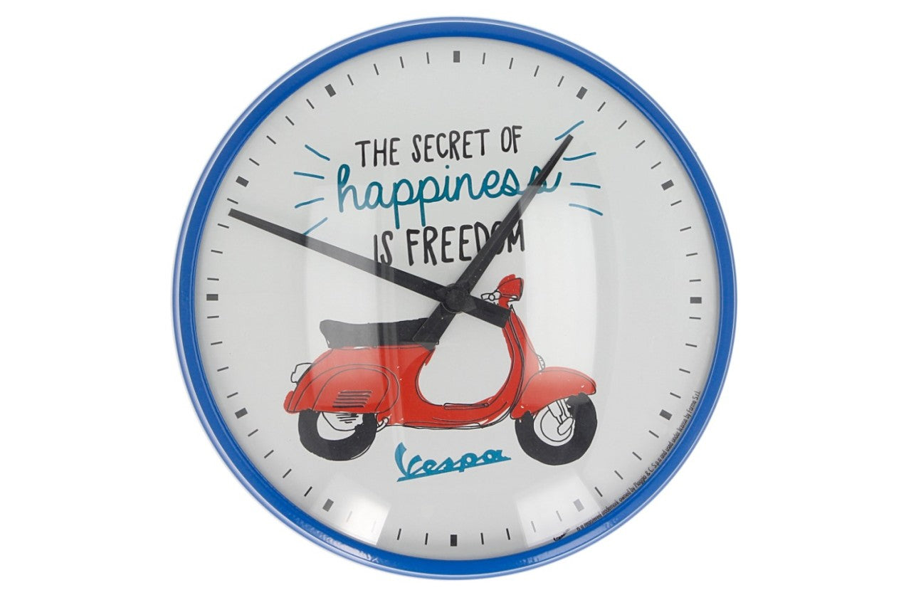 Vespa Wanduhr, Ø 230 mm, Vespa Wanduhr, Vespa Uhr, Uhr von Vespa, 23 cm große Uhr, Wanduhr