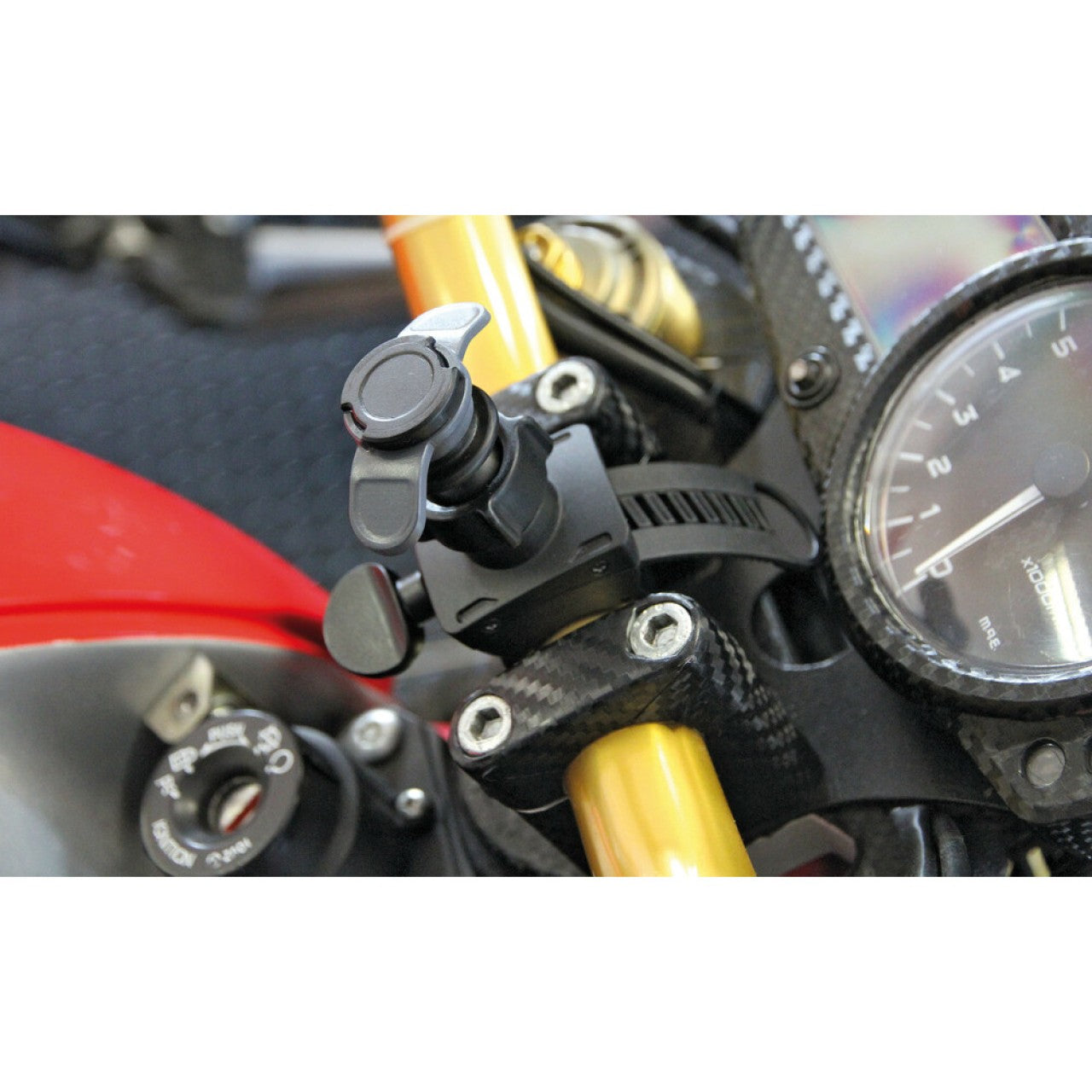 Opti Line Titan Handyhalterung Motorrad Lenkerhalterung mit Gürtel, Vespa Handyhalterung, Motorrad Handyhalterung, Fahrrad Handyhalterung, Handyhalterung Optiline, Vespa Handyhalterung, Vespa Musik hören, während Vespa fahren telefonieren