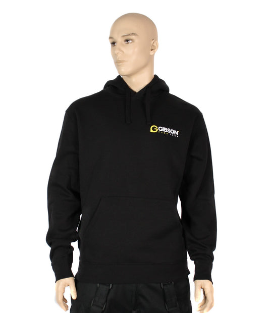 Gibson Hoodie,  schwarz, mit Aufdruck , Hoodie Vespa, Vespastore.shop