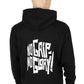 Gibson Hoodie, schwarz, mit Aufdruck , Hoodie Vespa, Vespastore.shop