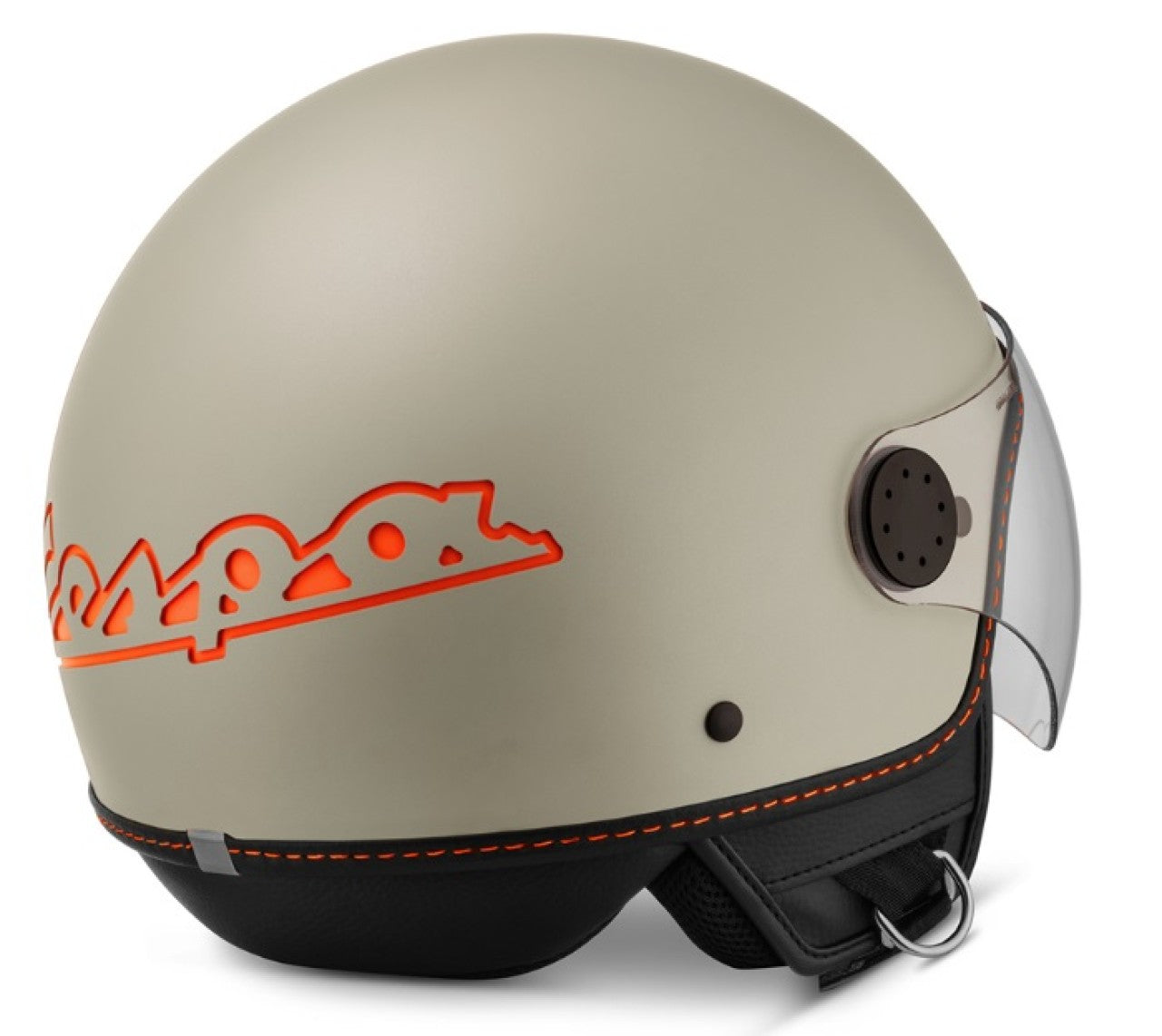 Vespa Merchandising, Vespa Zubehör, Vespa Geschenk, Vespa 2024 Neu Erscheinungen, Neue Vespa Helme, Vespa Demi Jet, Visor 4.0, beige, Vespa ECE 22.06 Helm, ECE 22.06 Rollerhelme,