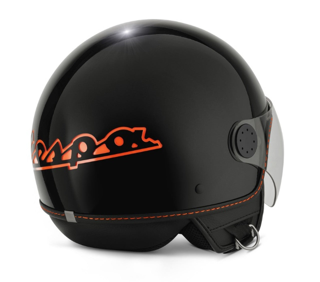 Vespa Merchandising, Vespa Zubehör, Vespa Geschenk, Vespa 2024 Neu Erscheinungen, Neue Vespa Helme, Vespa Demi Jet, Visor 4.0, schwarz, Vespa ECE 22.06 Helm, ECE 22.06 Rollerhelme,