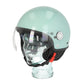 Vespa Demi Jet, Visor 4.0, grün, Vespa ECE 22.06 Helm, Vespa grüner Helm, 22.06 ECE, Vespa Merchandising, Vespa Zubehör,  Vespa Geschenk, Vespa 2024 Neu Erscheinungen, Neue Vespa Helme