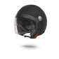 Helmo Milano Helm, Helmo Milano Demi Jet, PelleDura, schwarz, matt 22.06, Vespa Helm, ECE 22.06 Helme, Pelledura schwarz, günstige Helmo Milano Helme, qualitative Motorrad helme, Helmo Milano Helm ECE 22.06, Vespa Helme 22.06, Helme nach der neuen Norm, Helmo Milano Helme mit zwei Visieren, Vespahelm mit zwei Visieren, Sonnenvisier Helmo Milano, Helmo Milano schwarzer Helm