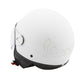 Vespa Demi Jet, Visor 4.0, ABS, weiß, glänzend, ECE 22.06, Vespa Helme, Vespa Helmet, Vespa Schutzkleidung, Helmo Milano Helme, Helmo Milano Helmet, Rollerhelme, Vespahelme, Rollerhelme ECE 22.06, Vespa helm wiesbaden, Vespa Helm Hessen, Vespa Geschäft Hessen, neuste Vespa Helme, besten Vespa Helme