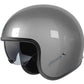 Axxis Jethelm, Hornet SV, Solid, ABS, grau, glossy, ECE 22.06 ,Axxis Helme, Vespa ECE 22.06 Helme, brandneue Helme, Vespa Helme, Roller Helme, Vespa 2024 Helme, beliebte Vespa Helme