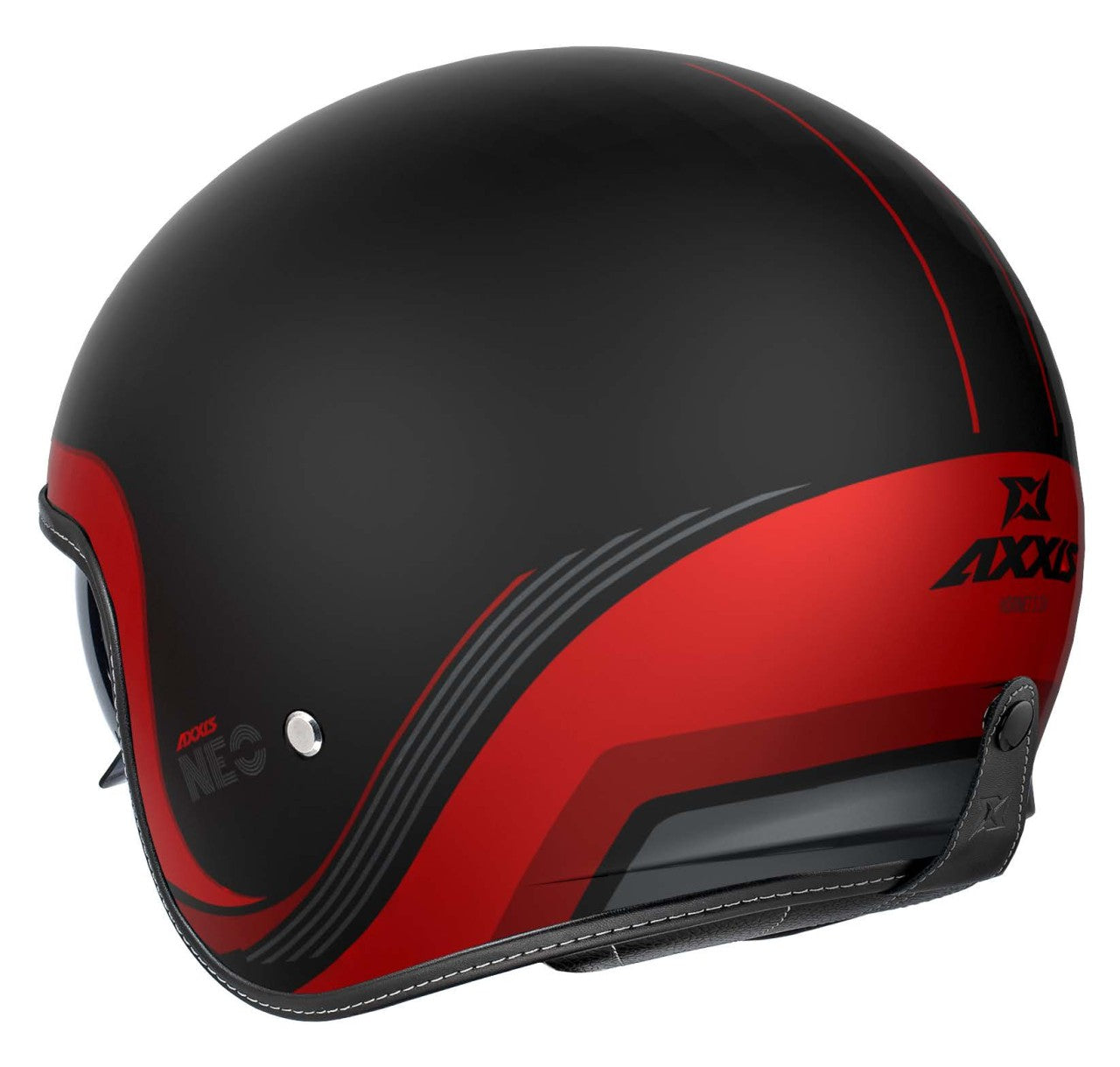 Axxis Jethelm, Hornet SV, Neo, ABS, schwarz, rot, matt, ECE 22.06, Axxis Motorradfahren, Vespahelme, Helmo Milano Helme, Helm für Vespa, günstige Axxis Helme, Vespa Helm mit Sonnenvisier, Motorrad Helm mit Sonnenvisier, Vespa Helm mit ECE 22.06, ECE 22.06 Helm Axxis, Vespa, Helmo Milano