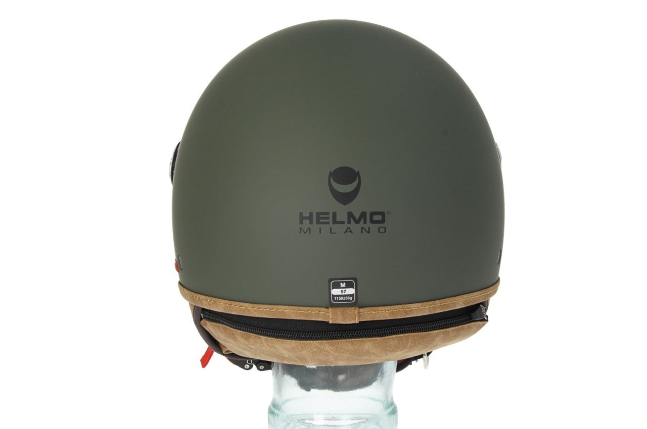 Vespa Merchandising, Vespa Zubehör, Vespa Geschenk, Vespa 2024 Neu Erscheinungen, Neue Vespa Helme, VaPensiero ECE 22.06, ECE 22.06 Helmo Milano Helme, Neue Helmo Milano Helme, Helmo Milano Helme ECE 22.06, Helmo Milano Demi Jet, VaPensiero, grün, matt ECE 22.06