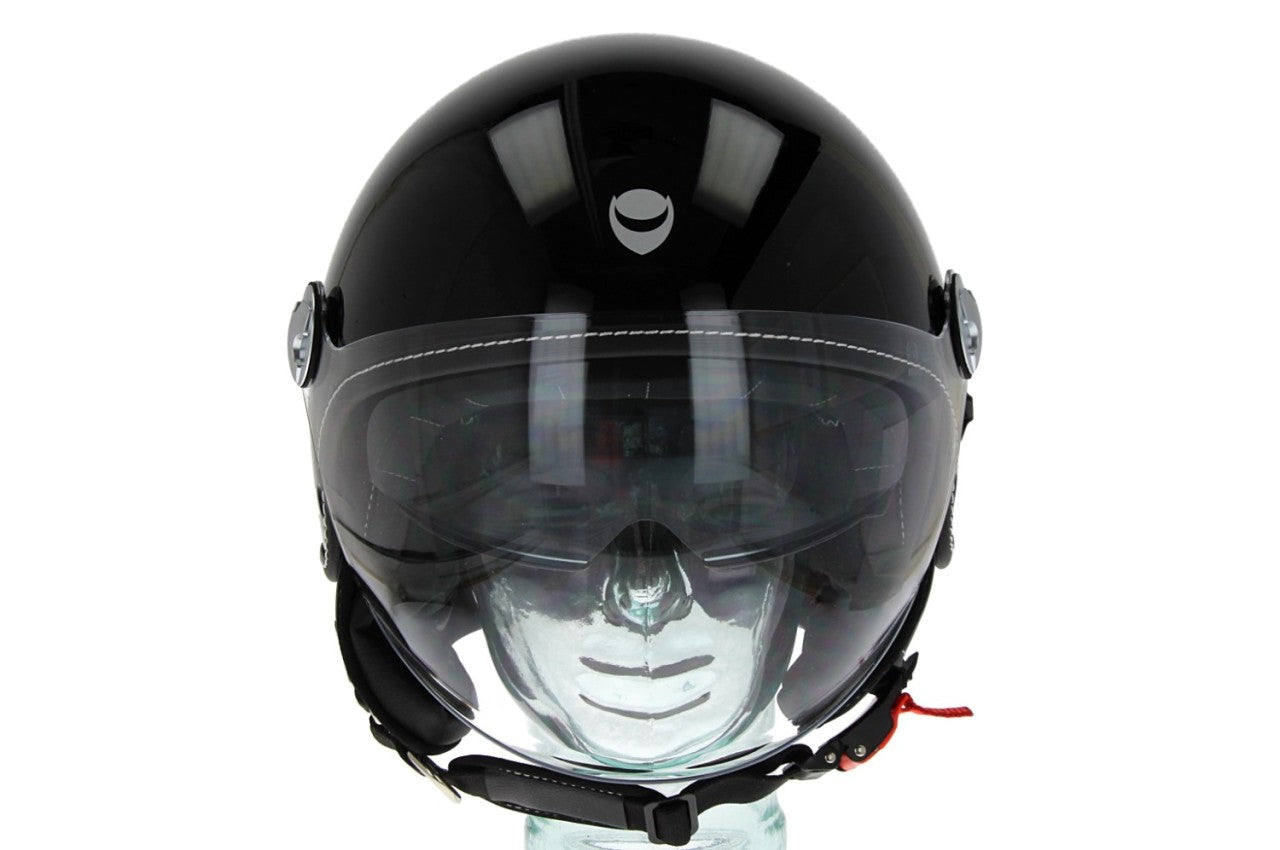 Vespa Merchandising, Vespa Zubehör, Vespa Geschenk, Vespa 2024 Neu Erscheinungen, Neue Vespa Helme, VaPensiero ECE 22.06, ECE 22.06 Helmo Milano Helme, Neue Helmo Milano Helme, Helmo Milano Helme ECE 22.06, Helmo Milano Demi Jet, Eos, schwarz, glänzend 22.06