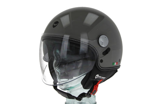 Vespa Merchandising, Vespa Zubehör, Vespa Geschenk, Vespa 2024 Neu Erscheinungen, Neue Vespa Helme, VaPensiero ECE 22.06, ECE 22.06 Helmo Milano Helme, Neue Helmo Milano Helme, Helmo Milano Helme ECE 22.06, Helmo Milano Demi Jet, Eos, anthrazit, matt ECE 22.06