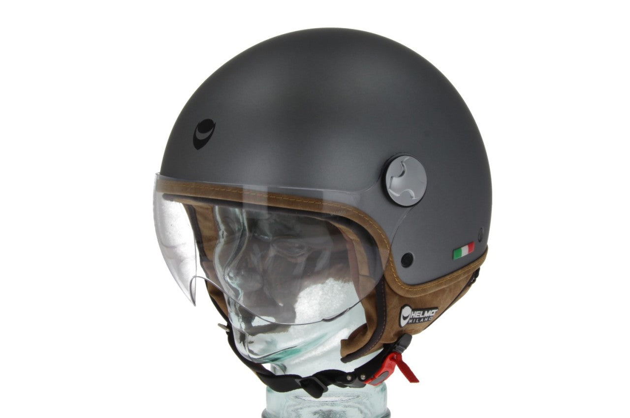 Vespa Merchandising, Vespa Zubehör, Vespa Geschenk, Vespa 2024 Neu Erscheinungen, Neue Vespa Helme, VaPensiero ECE 22.06, ECE 22.06 Helmo Milano Helme, Neue Helmo Milano Helme, Helmo Milano Helme ECE 22.06,Helmo Milano Demi Jet, VaPensiero, anthrazit, matt ECE 22.06 