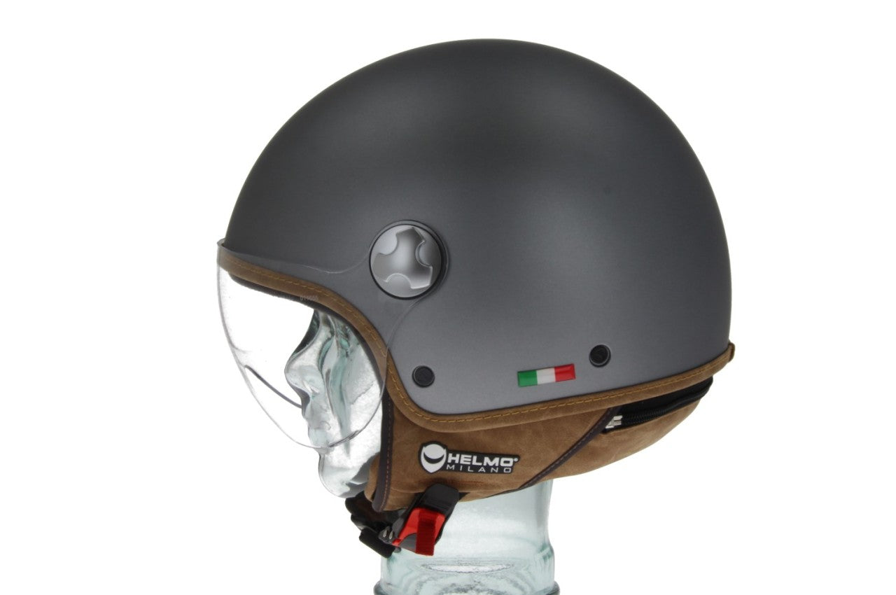 Vespa Merchandising, Vespa Zubehör, Vespa Geschenk, Vespa 2024 Neu Erscheinungen, Neue Vespa Helme, VaPensiero ECE 22.06, ECE 22.06 Helmo Milano Helme, Neue Helmo Milano Helme, Helmo Milano Helme ECE 22.06,Helmo Milano Demi Jet, VaPensiero, anthrazit, matt ECE 22.06