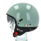 Helmo Milano Demi Jet, Puro Slider, grün/sage 22.06, Helmo Milano ECE 22.06, Helmo Milano Helme , günstige Rollerhelme, bunte Rollerhelme, Vespa Zubehör, vespa Helme ECE 22.06