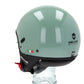 Helmo Milano Demi Jet, Puro Slider, grün/sage 22.06, Helmo Milano ECE 22.06, Helmo Milano Helme , günstige Rollerhelme, bunte Rollerhelme, Vespa Zubehör, vespa Helme ECE 22.06