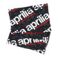 Aprilia Halstuch, schwarz, rot, weiß, Polyester