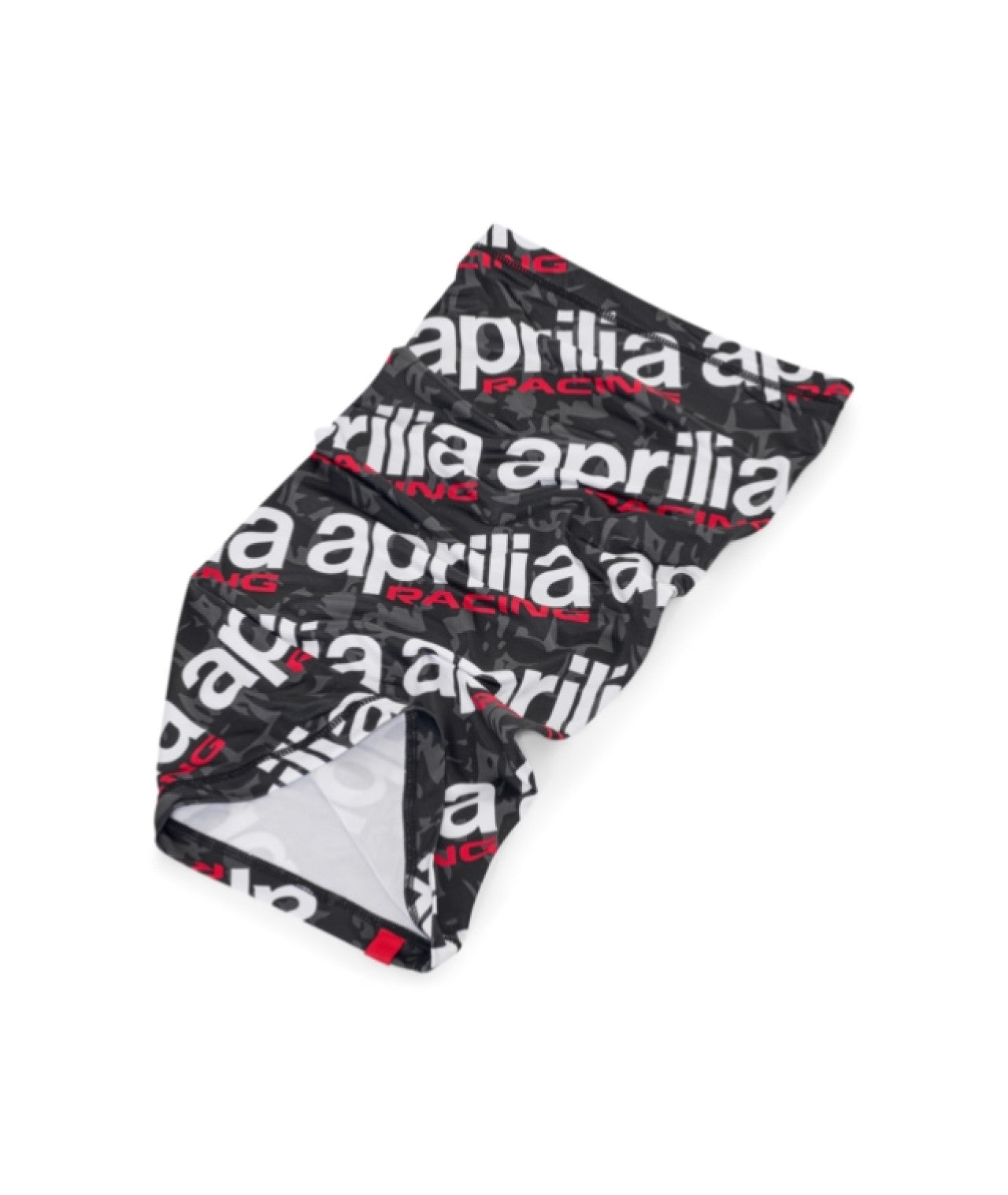 Aprilia Halstuch, schwarz, rot, weiß, Polyester, Motorradhalstuch, Halstuch Vespa, Vespa Halstuch, Aprilia Halstuch, Funktionsbekleidung Vespa