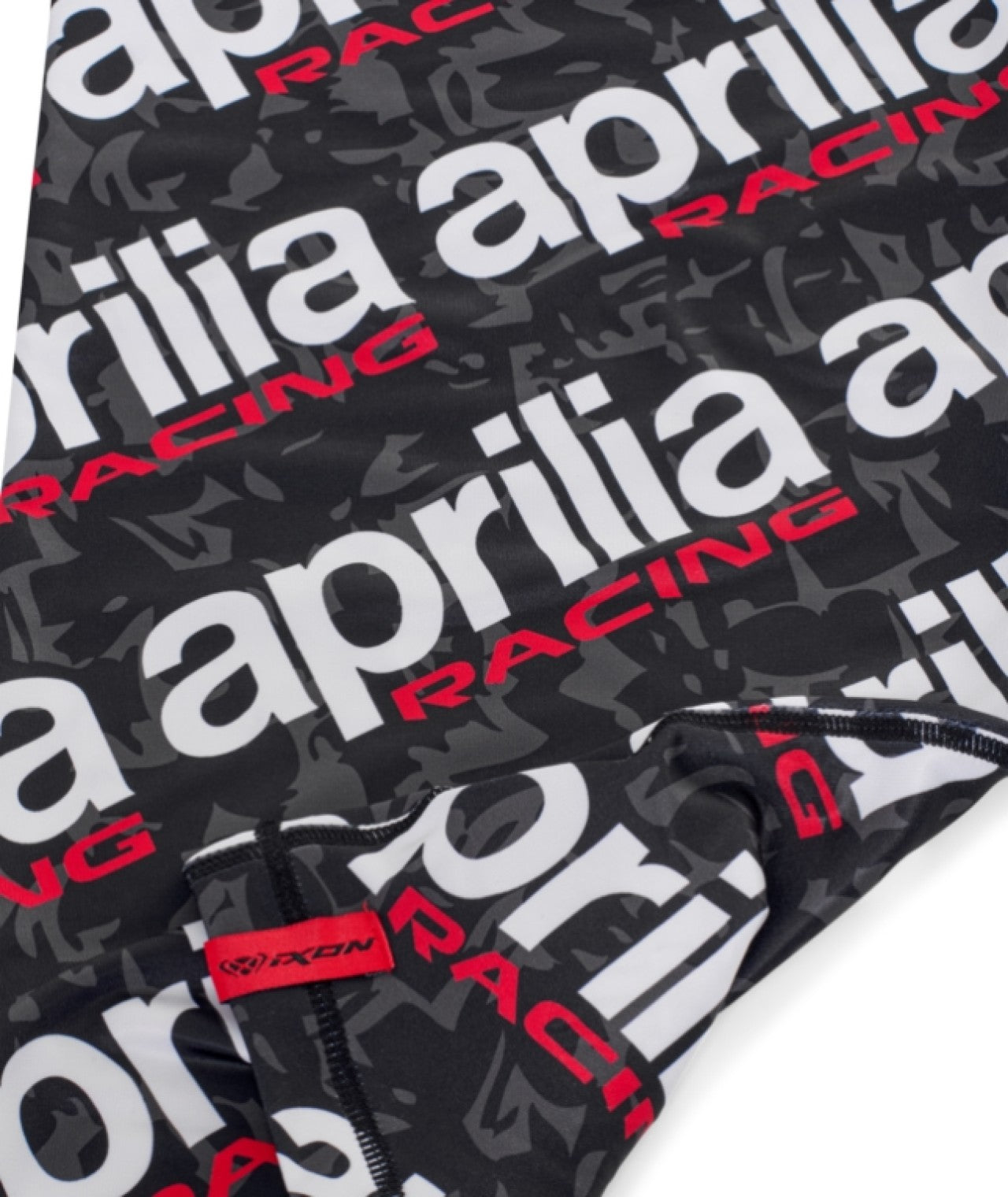 Aprilia Halstuch, schwarz, rot, weiß, Polyester