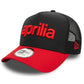 Aprilia Basecap New Era, schwarz, rot