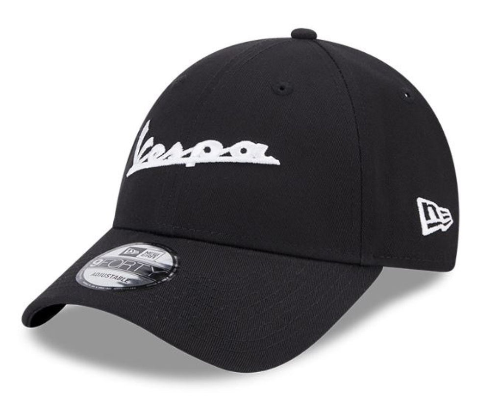 Vespa Basecap 9Twenty, schwarz, Baumwolle