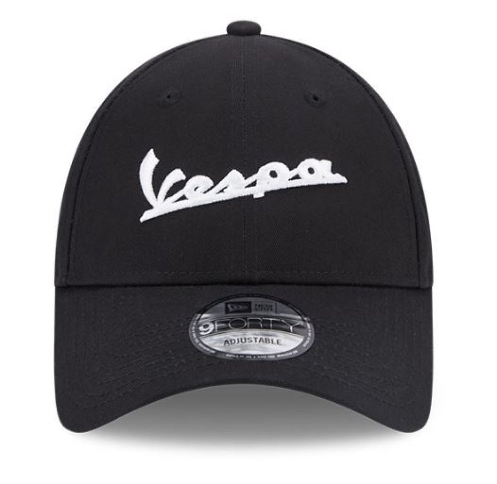 Vespa Basecap 9Twenty, schwarz, Baumwolle