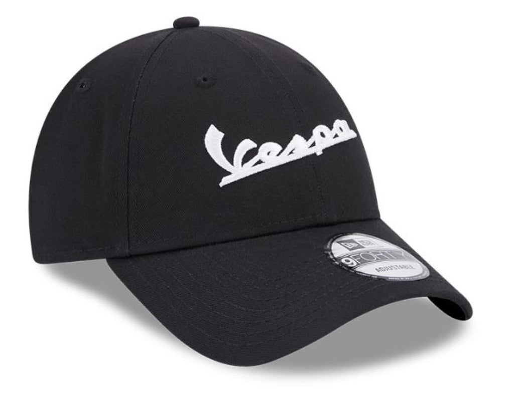 Vespa Basecap 9Twenty, schwarz, Baumwolle
