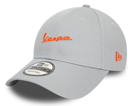 Vespa Basecap New Era 9Forty, grau, Baumwolle