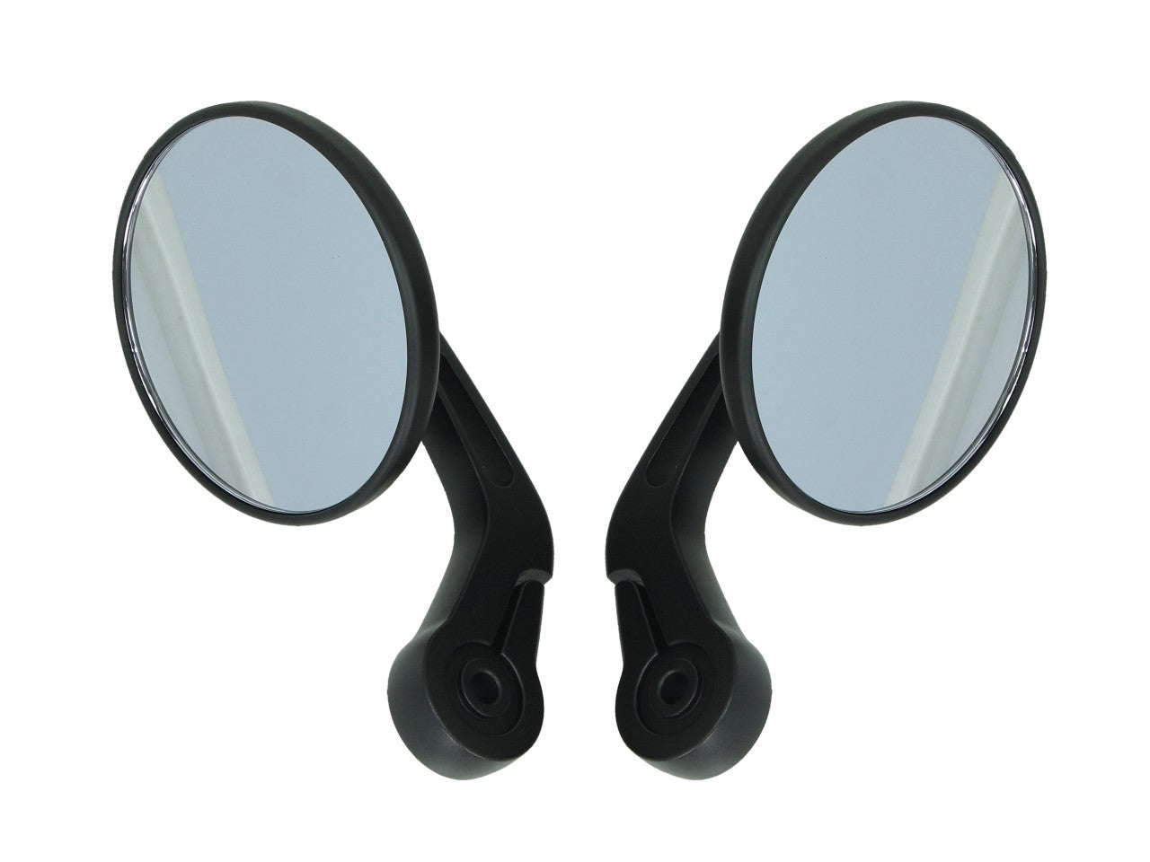 Lenkerendspiegel Satz schwarz, matt