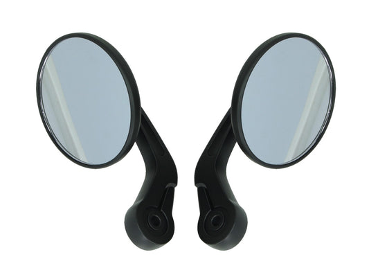 Lenkerendspiegel Satz schwarz, matt