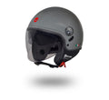 Helmo Milano Demi Jet, Eos, medium grey, shiny ECE 22.06