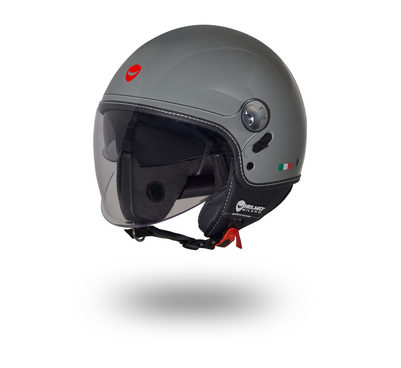 Helmo Milano Demi Jet, Eos, medium grey, shiny ECE 22.06