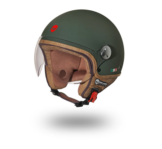 Helmo Milano Demi Jet, VaPensiero, grün, matt ECE 22.06