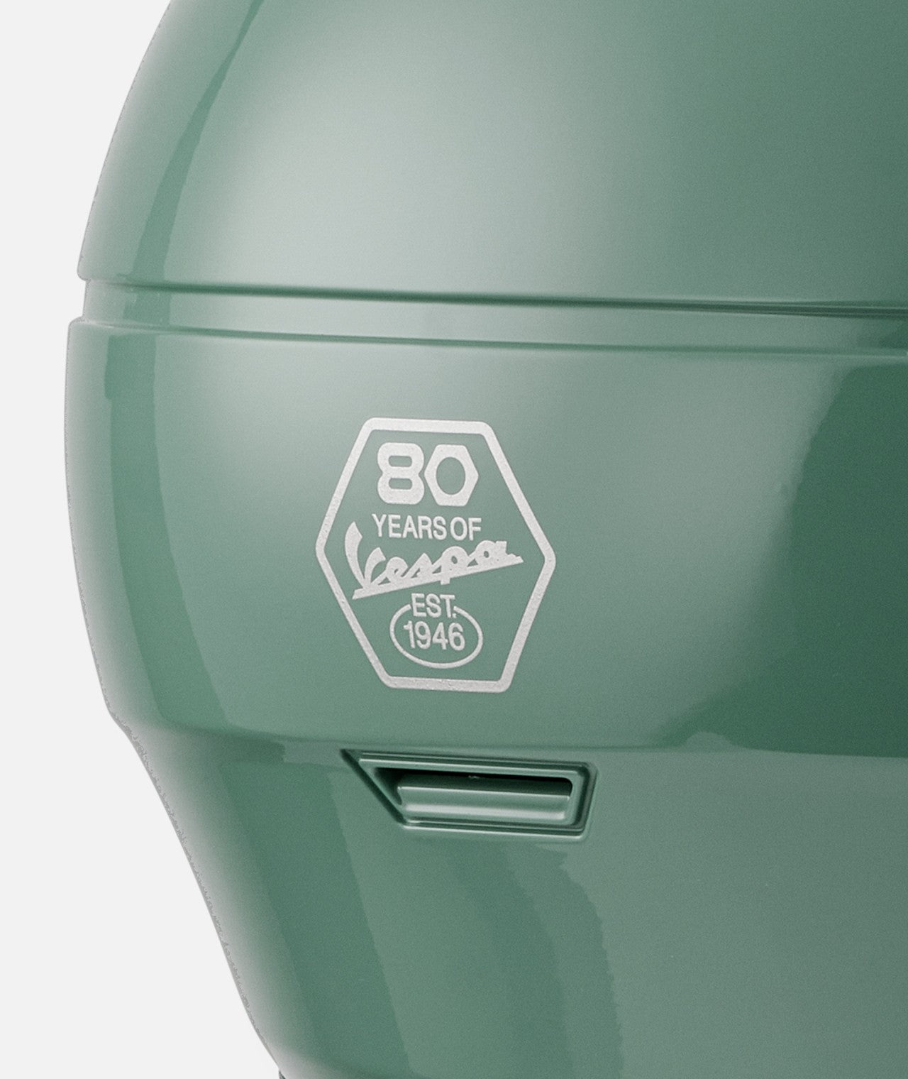 Vespa Jethelm Demi Jet, grün,Vespa 80th