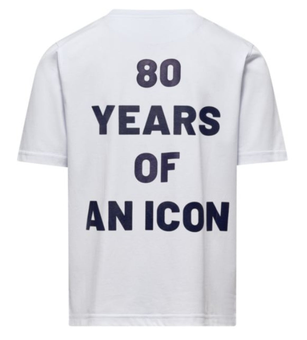 Vespa 80th Anniversary T-Shirt Weiß