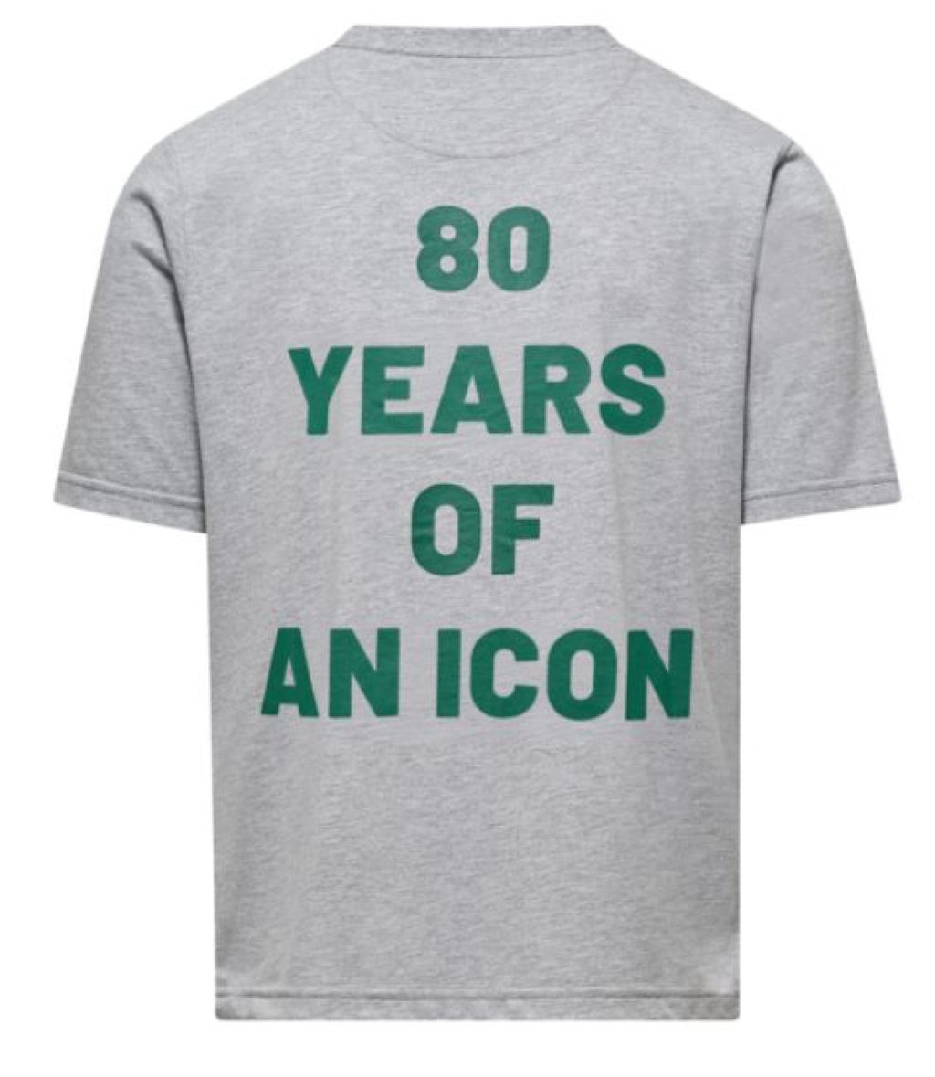 Vespa 80th Anniversary T-Shirt grau