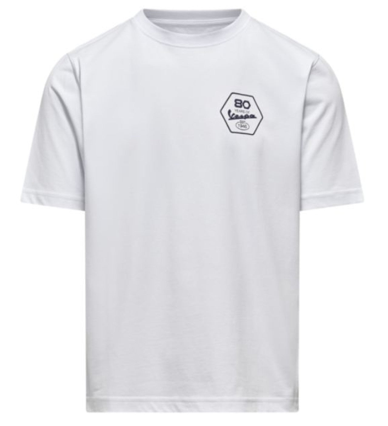 Vespa 80th Anniversary T-Shirt Weiß