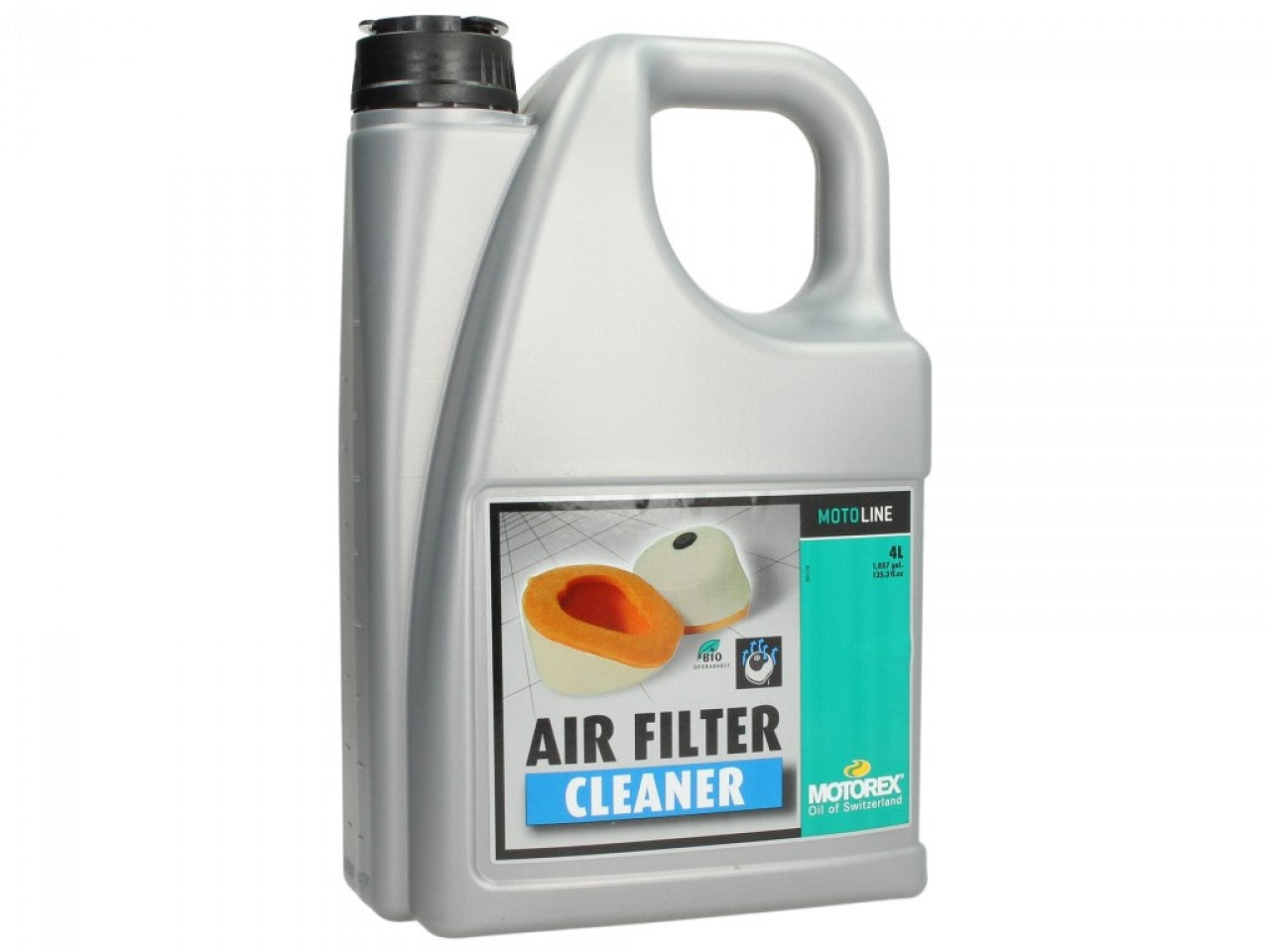 Motorex Luftfilterreiniger, Air Filter Cleaner, 1 l / 4 l , Reinigungsmittel für Schaumstoff-Filterelemente, Vespa Pflegeartikel, Pflegeartikel Vespa, Pflegeartikel Motorrad, Motorrad Pflegeartikel, Motorex Pflegeprodukte, Helmreinigung Vespa, Helmpflege Vespa