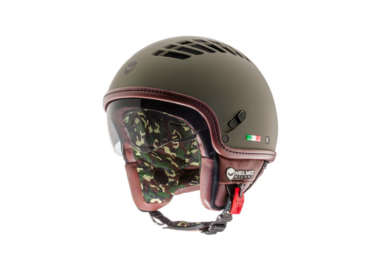 Helmo Milano Demi Jet, ViaColVento Rubby Green Army , helmo Milano helm Grün , Vespa Helm Grün , Rollerhelm Grün, Helmo Milano Helm gelb, Helmo Milano Demi Jet, ViaColVento, grün Helmo Milano Helm mit Sonnenblende, Helm mit Sonnenblende, Vespa Helm mit Sonnenblende, Helmo Milano Helm Belüftung, Vespa Helm mit Belüftung, grün Helmo Milano Helm