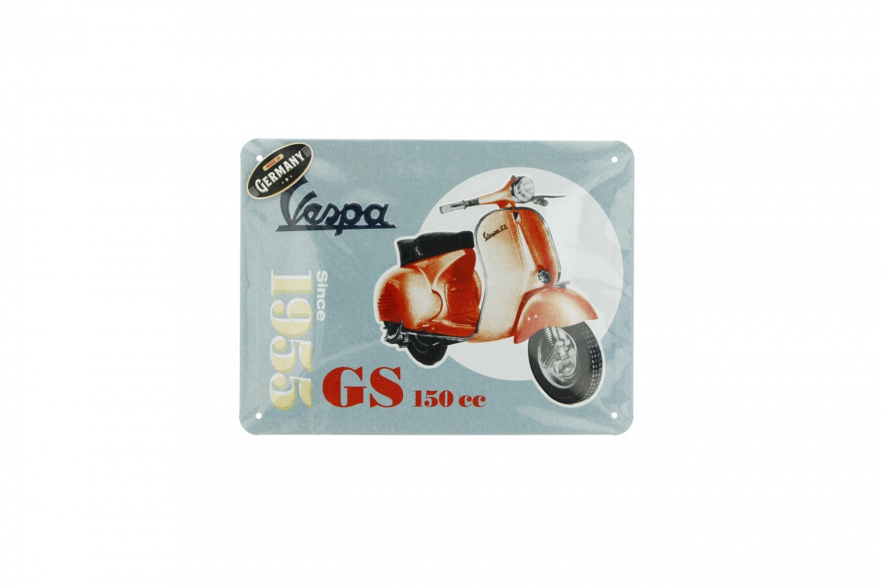 Vespa Metallschild Vespa GS150 since 1955