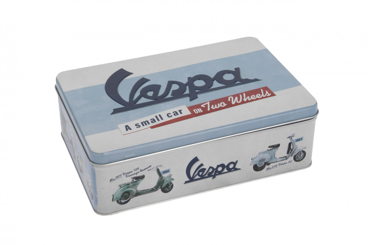 Vespa Geschenkbox, Blech, 235x160x75 mm , Geschenkbox Vespa