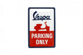 Vespa Metallschild Vespa parking only