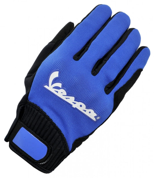 Vespa Handschuhe, Sommer blau, touchscreen-kompatibel, vespa Handschuhe, Vespa Motorradhandschuhe, Handschuhe Motorrad Sommer