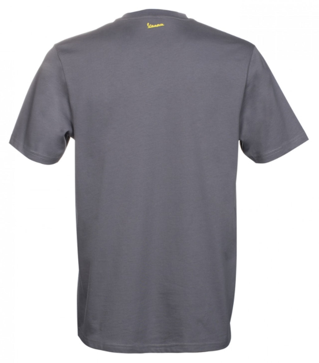 Vespa T-Shirt, Graphic Grau,  Vespa Merchandising , Vespa Bekleidung, Vespa Fanartikel, Vespa T-Shirt