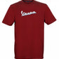 rotes Vespa T-Shirt, Graphic, Vespa Merchandising, Vespa Bekleidung, Vespa Fanartikel, Vespa T-Shirt